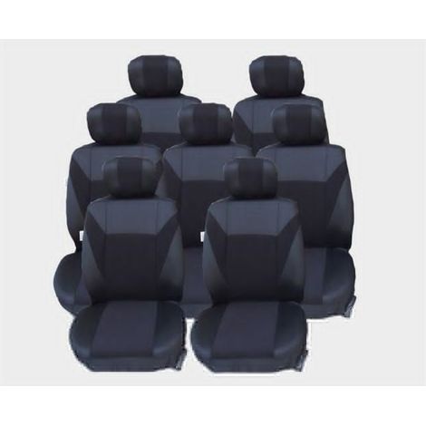 Polsterung für VW Touran, Sharan, Ford Galaxy, Citroën C8, Peugeot 307SW, Citroën C4 Grand Picasso, Peugeot — schwarz