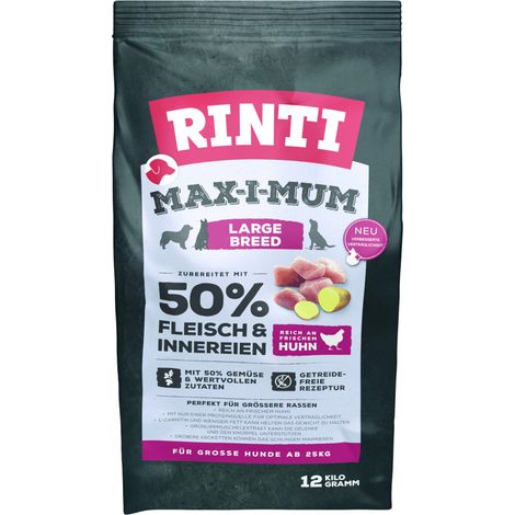 Rinti Max-i-Mum Hundetrockenfutter Adult 12 kg Huhn