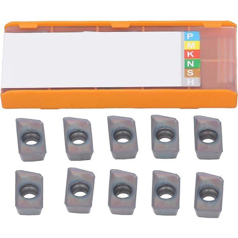 10 plaquettes indexables pour le travail du bois, meules de finition en carbure pour tournage, fraises CNC revêtues