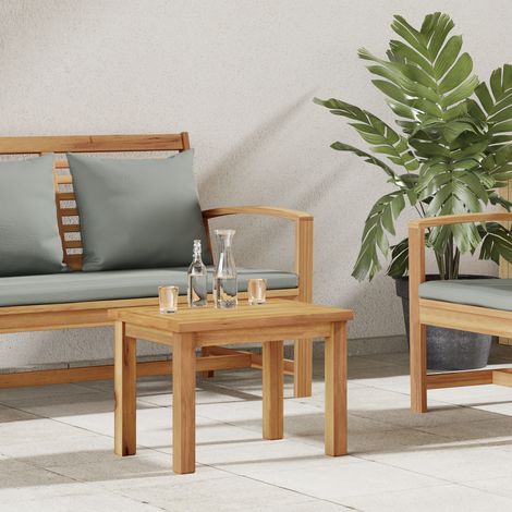 vidaXL Table basse Marron 50 x 35 x 36 cm Bois de teck massif