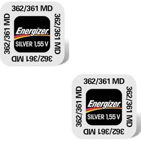 .2 piles Energizer 362/361.