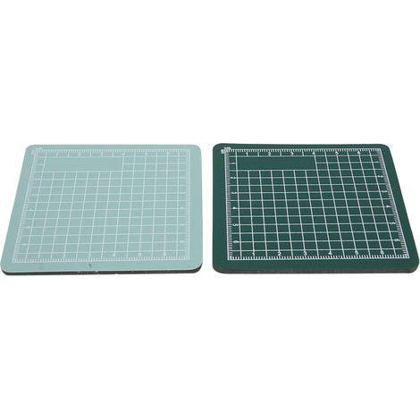 2-teiliges 8x8cm selbstheilendes, rutschfestes Schneidebrett für Bastelarbeiten (1/5)