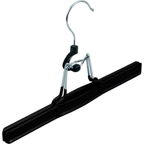 Cintre antidérapant pour jupes/pantalons, noir