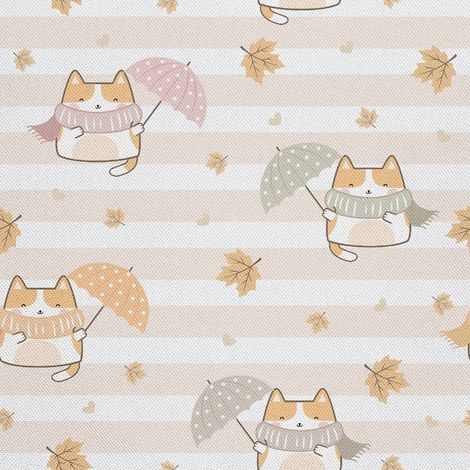 Decoración de exterior Oxford - Motiv Katze mit Regenschirm (1/5)