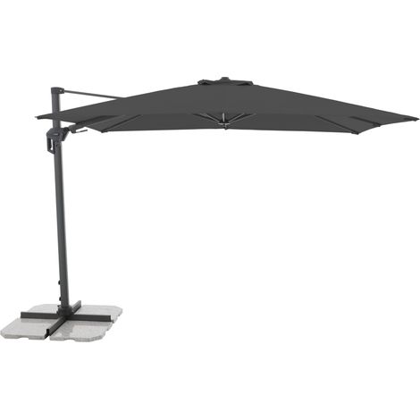Doppler Sonnenschirm / Ampelschirm "Active Pendel Green Edition 310 x 210", 310 x 210 cm, anthrazit, Bezug 100 % Polyester, Gestell aus Aluminium, 26,2 kg (1/5)
