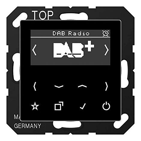 Jung Smart Radio DAB+, série AS/A, schwarz DAB A SW