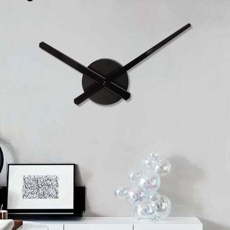NALOOKAMIC horloge murale - Aiguilles 3D - Horloge à mécanisme à quartz - Loisirs créatifs - Décoration d'intérieur (1/3)