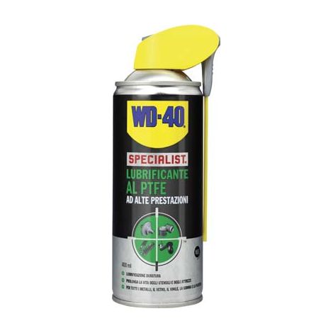 LUBRIFICANTE PTFE SPRAY WD-40 SPECIALIST - ALTE PRESTAZIONI ML 400- 2 pezzi