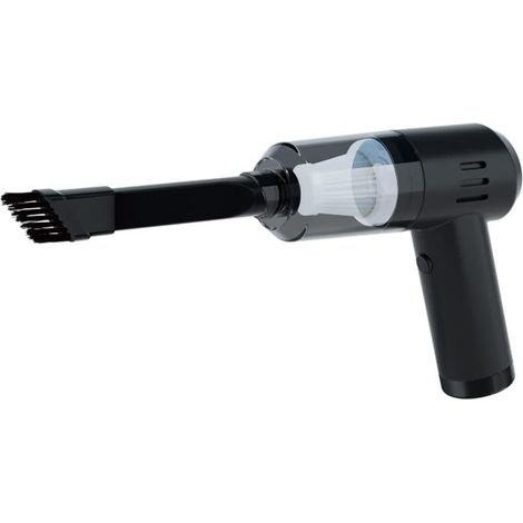 Aspirateur Voiture - Aspirateur à Main sans Fil - USB Voiture Rechargeable Aspirateur Portable - Aspiration Puissante Aspirateur pour Maison,Table, Bureau - Noir (1/5)