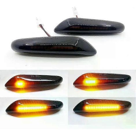 Dynamische LED-Blinker (Paar) für BMW E46, E60, E61, E90, E91, E81, E87, E82, E88, E83, E84, E92, E93 und X3-JXLGV (1/5)