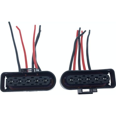 Compatible avec le contrôleur de pompe à carburant et le connecteur de faisceau de câbles de la pompe à carburant des Audi A4, B7, A6L, C6, Q7 et Volkswagen Touareg -- JB2146-5P