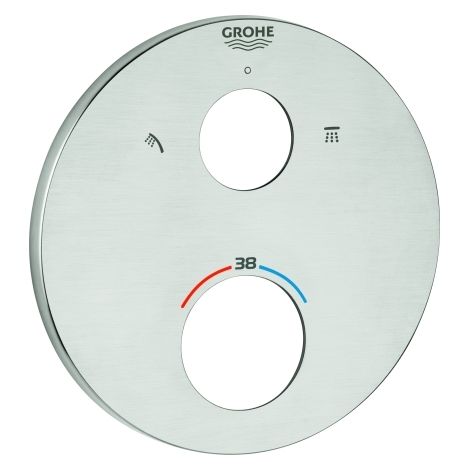 Rosette 49074 rund für THM-Fertigmontagesets supersteel (1/2)