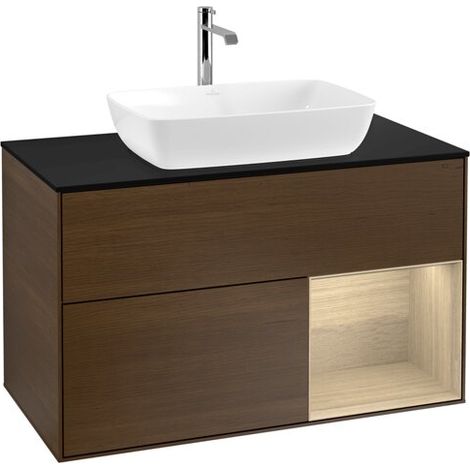 Villeroy & Boch F782PCGN Meuble sous-lavabo Finion F78 (1/2)