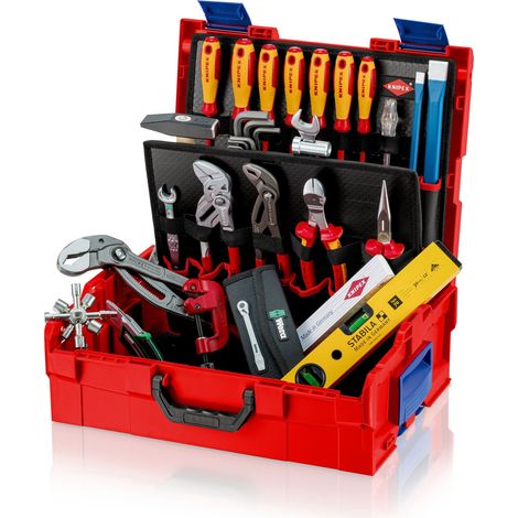 KNIPEX 00 21 19 LB S L-BOXX® para uso sanitario 52 piezas 357 mm (1/2)