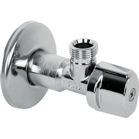 Arco – Robinet équerre d'arrêt mâle 1/2" (15/21) – Système anticalcaire – Finition métal pour installations de plomberie durables