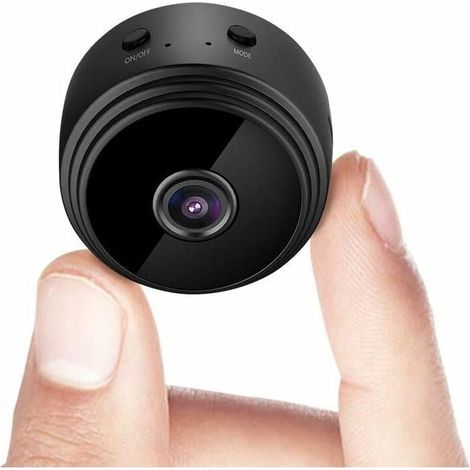 Mini-Kamera – 1080p – Nachtsicht – Bewegungserkennung – 2,4-GHz-WLAN – Aufzeichnung auf microSD-Karte – Für den Innen- und Außenbereich – 1 Stück (1/5)