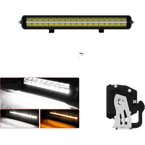 Barra luminosa, angolo del fascio combinato, impermeabile IP68, 22 pollici con cavo DT (1/2)