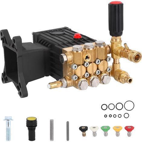 Pompe Haute Pression Nettoyeur 4000 PSI 4,4 GPM, Pompe Rechange Moteur Essence