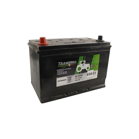 Anlasserbatterie Tashima 12V - 95Ah + links anpassbar für Kubota Modelle M5700-DT-Q, M9000-DT-Q - Länge: 305 mm, Breite: 176 mm