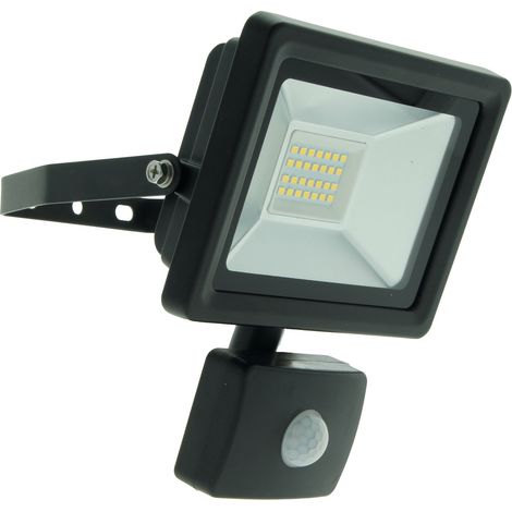 Proiettore Easy Connect Led 20w Nero + Rilevatore di Movimento