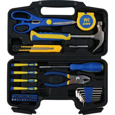 KINZO Set d'outils maison 39 pièces (1/3)
