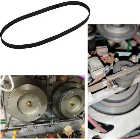 Courroie en caoutchouc de remplacement pour platine vinyle TEAC (courroie d'entraînement du cabestan de la cassette). (1/4)