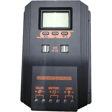 100-A-MPPT/PWM-Solarladeregler, Solarmodulregler, LCD-Bildschirm, verschiedene Ladesteuerungsmodi (1/5)