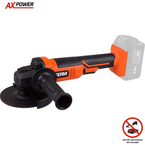 FERM AX-Power AGM1131 Akku-Winkelschleifer - 125mm 20V - Ohne Akku und Ladegerät