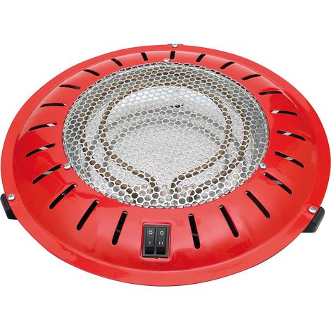 HJM 100 Radiatore elettrico portatile rosso 900W