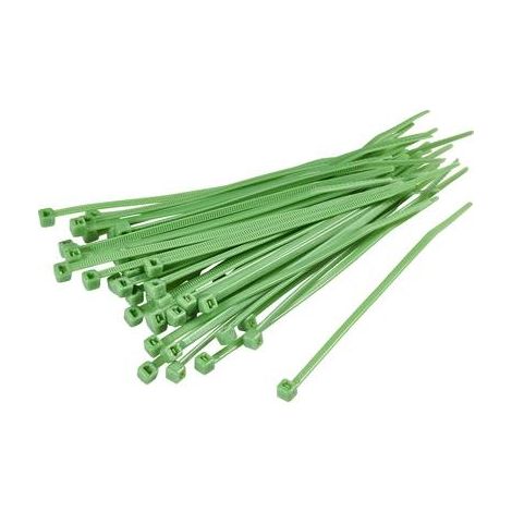 SERRE-CÂBLES 203 MM X 3.60 MM VERT TRU COMPONENTS TC-CV200A203 1593691 CRANTAGE INTÉRIEUR 100 PC(S)