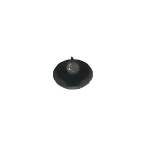 CONDY - 20 BULLETTONI SFACCETTATI NERI OPACO D 20MM