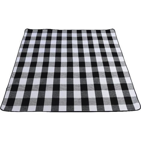 Nouveau tapis de pique-nique pour augmenter l'épaississement du treillis extérieur tapis de camping portable résistant à l'humidité-Ensoleillé (1/5)