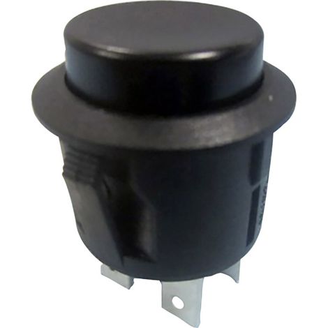 TRU COMPONENTS 1587758 TC-R13-527B-02BK Druckschalter 250 V/AC 6 A 2 x Ein/Aus rastend    1 St.