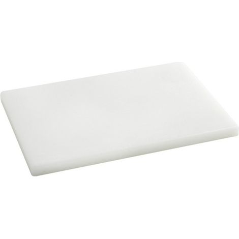 Tabla cocina polietileno pe-500 blanca 29 x 20 x 1,5 cm meta