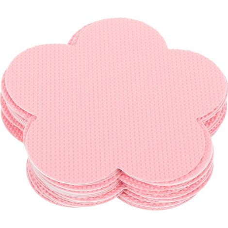 Slip Shower Mats 16 Pieces Self Adhesive Transparent Petal