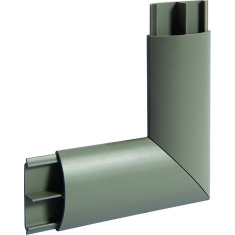 Angle plat pour AK 10x35 Gris - GOULOTTE INSTALLATIO HAGER AK35105