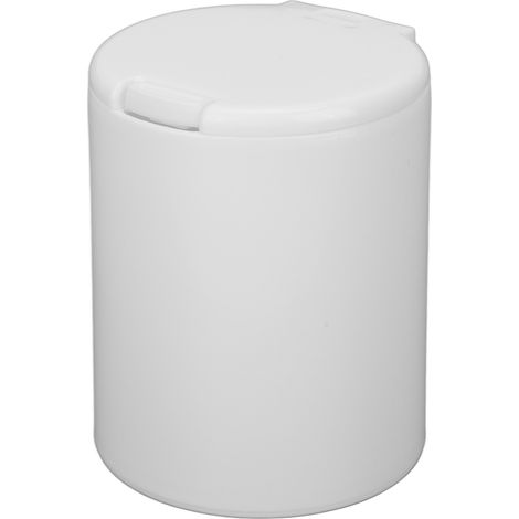 Distributeur de cotons en coton rond, petit et léger, à pression anti-poussière et à fermeture hermétique. Boîte de rangement pour cotons en coton. (1/5)