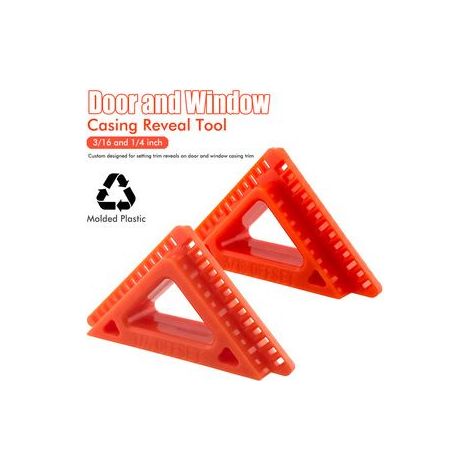 Set mit 10 Messschablonen für Tür- und Fensterverkleidungen – Schablonen für den Innenausbau von Holzrahmen (1/5)