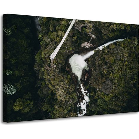 Stampa su tela Natura Vista a volo d'uccello 90x60