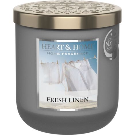 Bougie heart and home linge frais