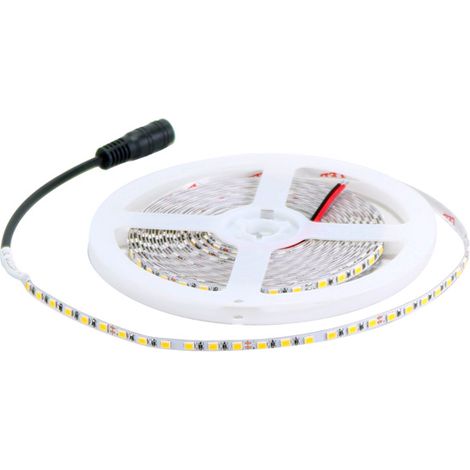 IluminaShop - Tira de LED 45W 24V DC SMD2835 120LED/m 9W/m IP20 Ultra Slim (5 metros)  Blanco Frio 6000K (1/2)