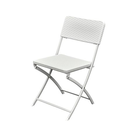 SEDIE P/RATTAN LEVANTE WHITE