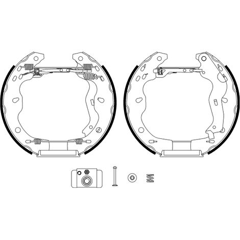 Jeu de mâchoires de frein Textar 84067500 FIAT 5320079J00 5320079J01 71742832