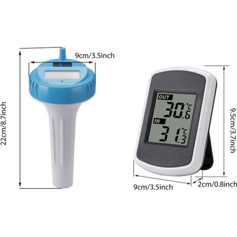 Präzises Innen- und Außenthermometer – zuverlässig und schnell – ideal für Küche, Garten und Zuhause – Crezuo