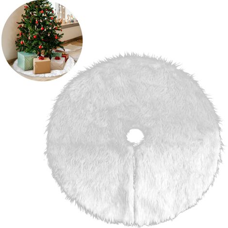 Wolketon Falda navideña para árbol 78 cm, alfombra redonda reutilizable para casa, hotel y fiestas (1/5)