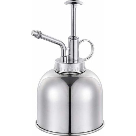 Vaporisateur Plante,Brumisateur D'eau Premium Classique Intérieur Vintage, Pulvérisateur De Plantes Décoratives Avec Pompe, Citrouille Pour Plantes Aériennes, Orchidées Et Plus - Laiton Poli ( (1/5)
