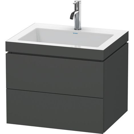 Lavabo para muebles Duravit L-Cube c-bonded con base, colgante, (1/3)