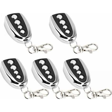 FENOPLASTICAPack de de 5 ouvre-porte de garage électrique à télécommande, XU, 433 MHz pour clonage de portail, De garage, De clonage électrique universel - KZQ (1/4)