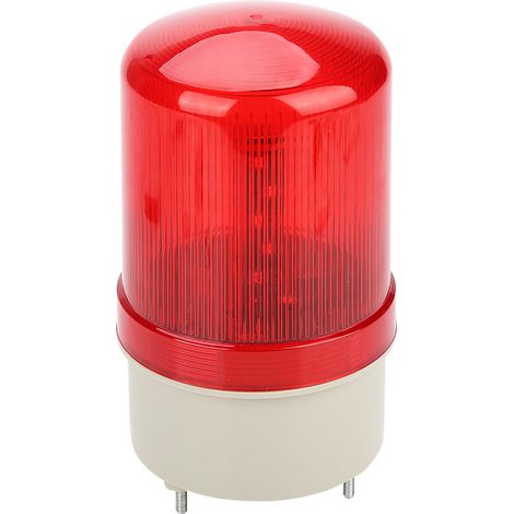 Voyants d'avertissement à LED rouges, alarme acoustique-optique, gyrophare, stroboscope à LED d'urgence (1/5)