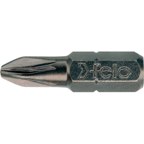 Punta atornillador Pozidriv (PZ) Industry C6,3x25 mm. PZ 1 100pcs-Pack  Felo 02101017 (1/2)